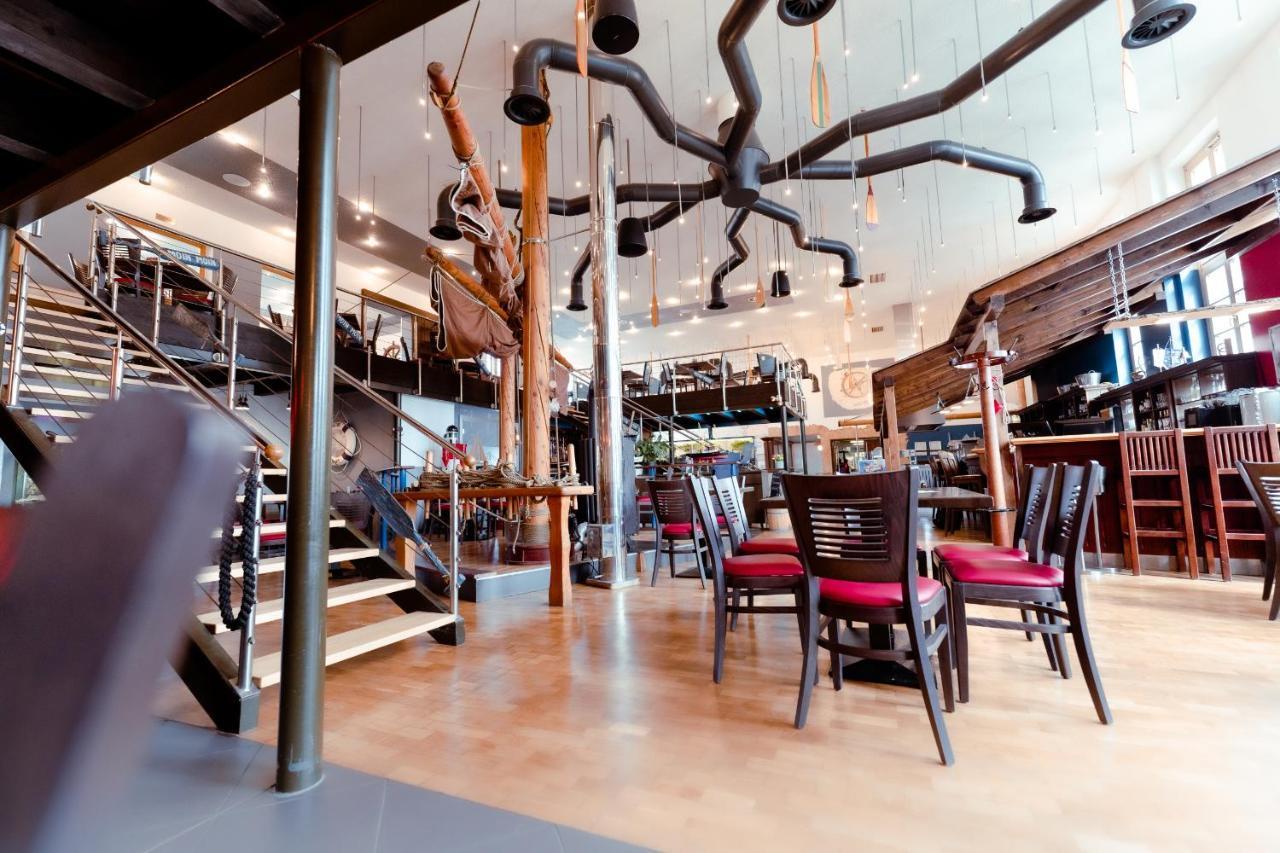 Restaurant Und Pension Alberthafen Dresden Dış mekan fotoğraf